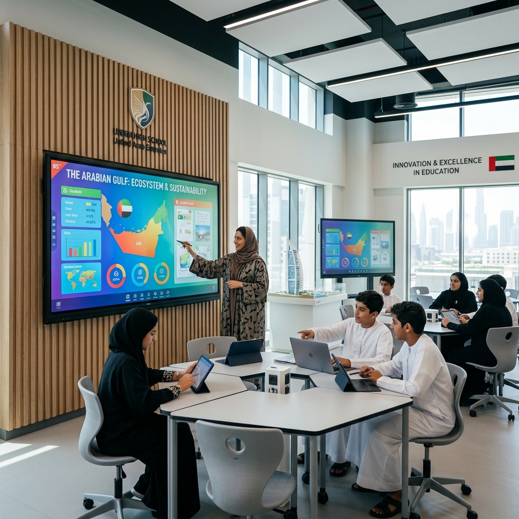 Smart Education Interactive 4K Panels Abu Dhabi