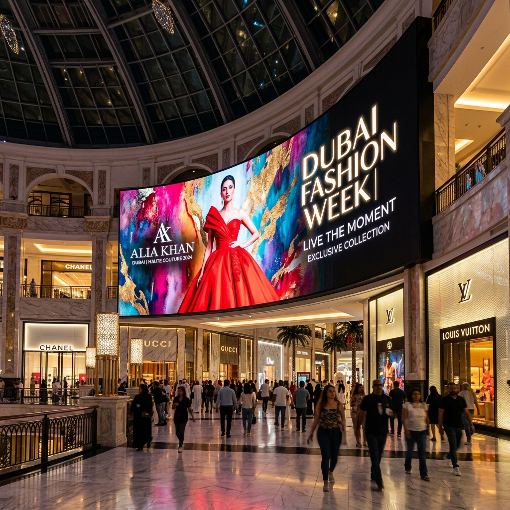 High Impact Digital Signage for Shopping Malls UAE